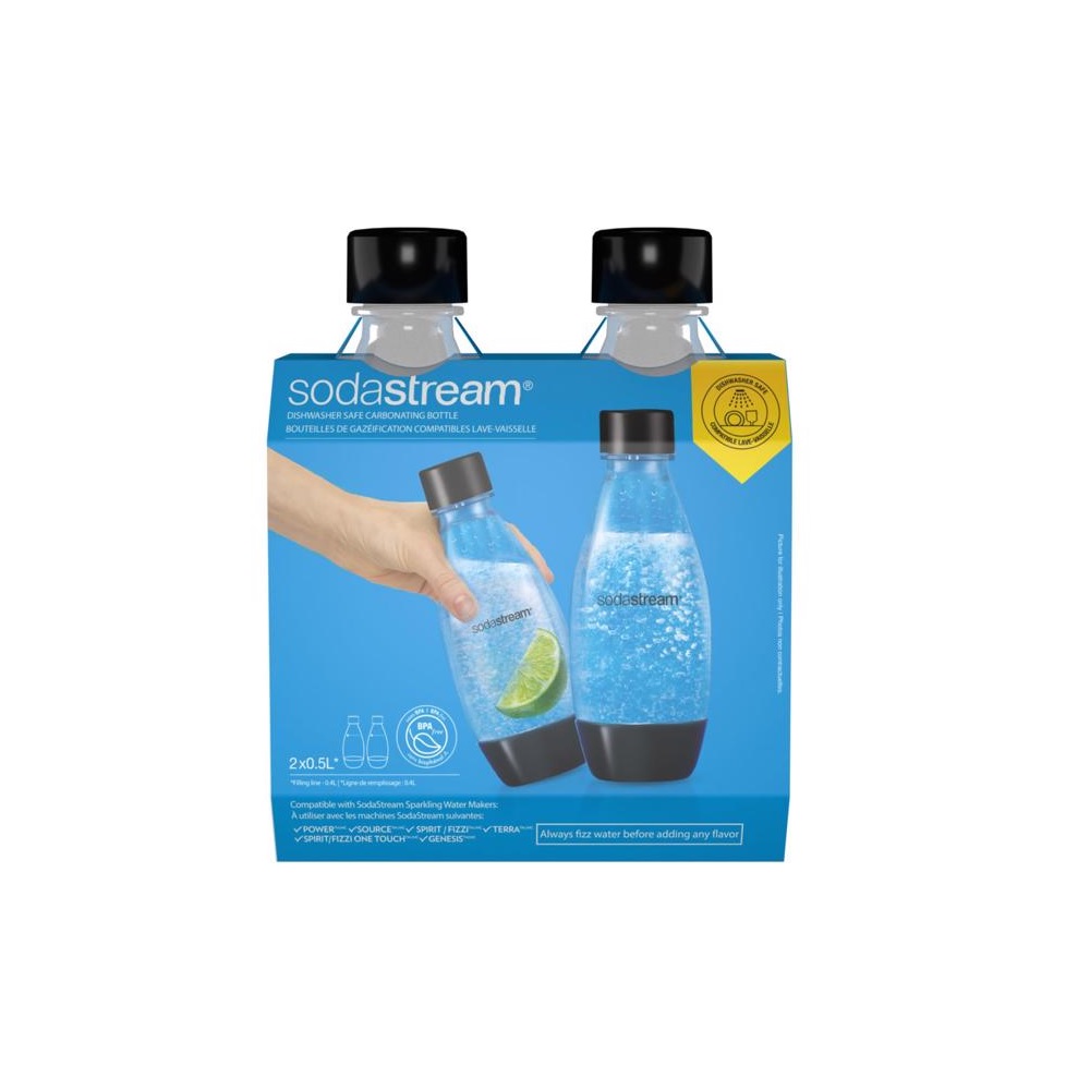 SodaStream 1748260010 Carbonator Bottle, Clear