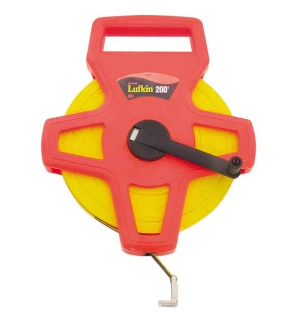 Tape Measure 1//2/" Blade Orange//Black LUFKIN FE200 200 ft